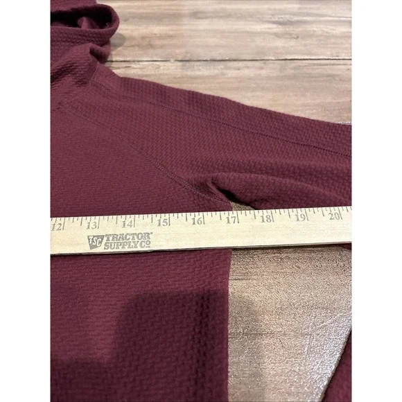 Rank 45 Hoodie Womens Xs BurgundyPockets Hooded Pullover Sweatshirt - Picture 6 of 9